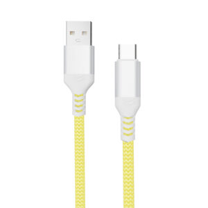 PJ-AC001K(HQ/PM)Factory OEM Nylon Braided Kevlar USB A to Type-C 2A-3A