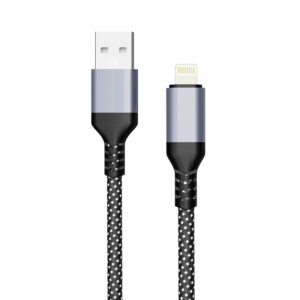 PJ-AC002(HQ/PM)Factory OEM Nylon Braided USB A to Lighting 2A-3A