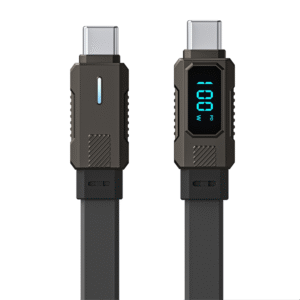 PJ-CC017 Type-C to Type-C Silicone Fast charging cable 3A 60W For iPhone Xiaomi  USB2.0 With the digital