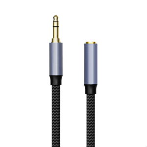 PJ-YC001F 3.5mm Audio to 3.5mm 4 Pole male to female Audio Aux Cable
