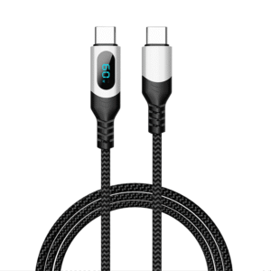PJ-CC001D LED Display Braided Fast Charging Cable